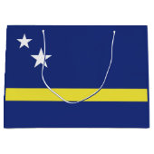 Curaçao-Flagge Große Geschenktüte (Vorderseite)