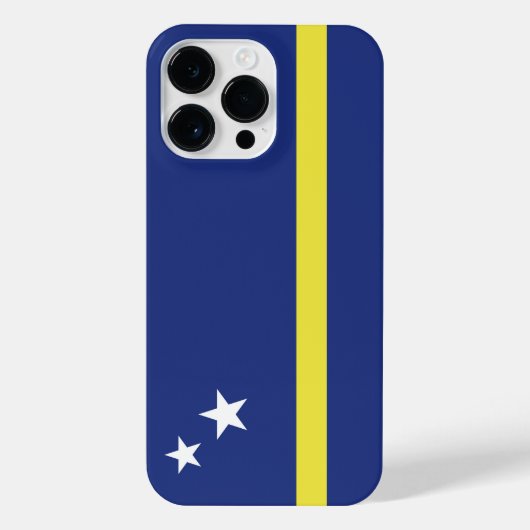 Curaçao-Flagge iPhone Hülle (Rückseite)