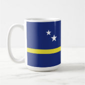Curaçao-Flagge Kaffeetasse (Links)