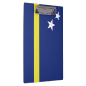 Curaçao-Flagge Klemmbrett (Rechts)