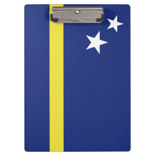 Curaçao-Flagge Klemmbrett