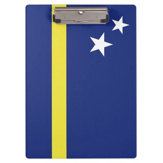 Curaçao-Flagge Klemmbrett (Vorderseite)
