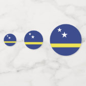 Curaçao-Flagge Konfetti (Rückseiten)