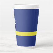 Curaçao-Flagge Milchtasse (Vorderseite)