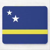 Curaçao-Flagge Mousepad (Vorne)