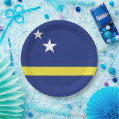 Curaçao-Flagge Pappteller (Party)