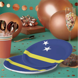 Curaçao-Flagge Pappteller