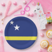 Curaçao-Flagge Pappteller (Party)
