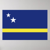 Curaçao-Flagge Poster (Vorne)