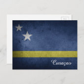 Curacao-Flagge Postkarte (Vorne/Hinten)