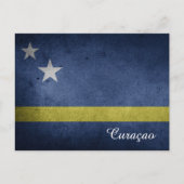 Curacao-Flagge Postkarte (Vorderseite)