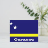 Curacao-Flagge Postkarte (Stehend Vorderseite)