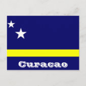 Curacao-Flagge Postkarte (Vorderseite)