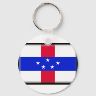 Curacao-Flagge Schlüsselanhänger