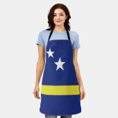 Curaçao-Flagge Schürze (Getragen)