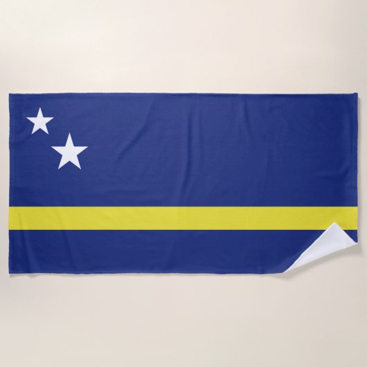 Curaçao-Flagge Strandtuch (Vorderseite)