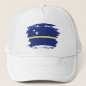 Curaçao-Flagge Truckerkappe (Vorderseite)