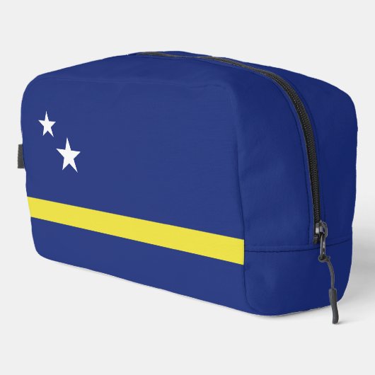 Curaçao-Flagge Waschbeutel (Rechte Ecke)