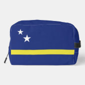 Curaçao-Flagge Waschbeutel (Rückseite)