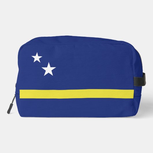 Curaçao-Flagge Waschbeutel (Rückseite)