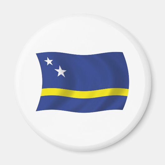 Curaçao Flaggenmagnet Magnet (Vorne)