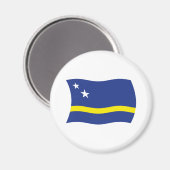 Curaçao Flaggenmagnet Magnet (Vorderseite/Rückseite)