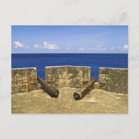 Curacao. Fort Beekenburg Caracas Bay. Postkarte (Vorderseite)