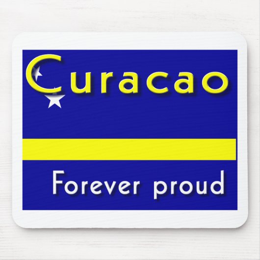 Curacao für immer stolz mousepad (Vorne)