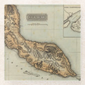 Curaçao Glasuntersetzer (Vorderseite)