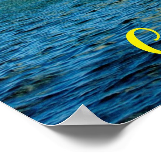 Curaçao Insel in Sun Poster (Ecke)