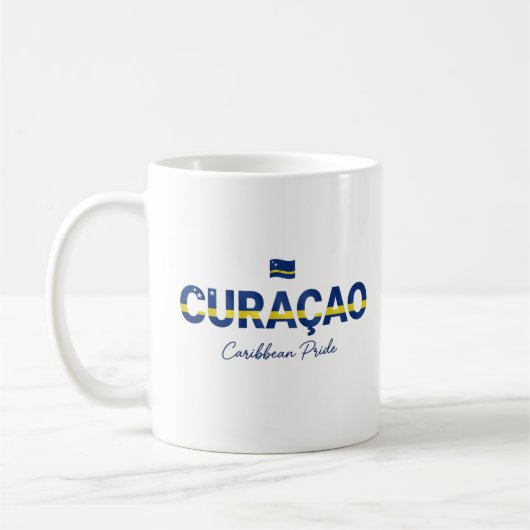 Curaçao Insel Name | Täglicher Stolz Kaffeetasse (Links)