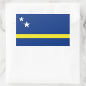 Curaçao kennzeichnen, die Niederlande/Holländer Rechteckiger Aufkleber (Tasche)