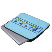 Curaçao Let's Go Laptopschutzhülle (Vorne Knopf)