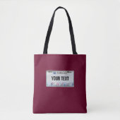 Curaçao Lizenzschild (anpassbar) Tasche (Vorderseite)