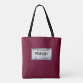Curaçao Lizenzschild (anpassbar) Tasche (Rückseite)