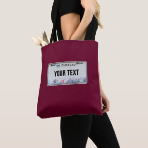 Curaçao Lizenzzeichen (benutzerdefinierbar) Tasche