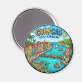 Curaçao Magnet (Vorderseite/Rückseite)