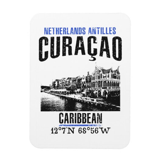 Curaçao Magnet (Vertikal)