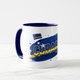 Curaçao-Pinsel-Design | Karibischer Stolz Tasse
