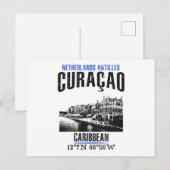 Curaçao Postkarte (Vorne/Hinten)
