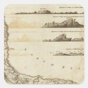 Curaçao Quadratischer Aufkleber