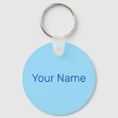 Curacao Retro-Karibische Insel mit Schildkröte Vin Schlüsselanhänger (Rückseite)