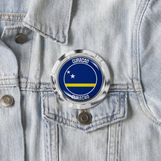 Curaçao RundEmblem Button (Beispiel)