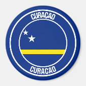 Curaçao RundEmblem Magnet (Vorne)