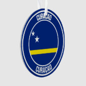 Curaçao RundEmblem Ornament (Vorderseite)