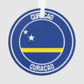 Curaçao RundEmblem Ornament (Rückseite)