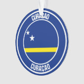 Curaçao RundEmblem Ornament (Vorderseite)