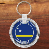 Curaçao RundEmblem Schlüsselanhänger (Vorderseite)