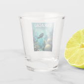 Curaçao Schnapsglas (Rückseite)