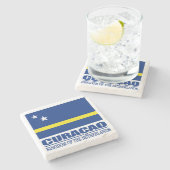 Curacao Steinuntersetzer (Seitenansicht)